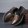 Männer Casual Schuhe Flache Mode Herbst Frühling Leder Fahren Loafer Low Top Männlich Slip Auf Outdoor Arbeit Business Plus Größe 38-48