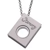 Open Book Memory Locket Pendant Necklace Silver Gold Floating Lockets for Women DIY Fashion Jewelry Will and Sandy