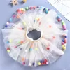 Zoete en modieuze tutu rok voor kinderscherm ballet haarbal puffy spot groothandel stadium prestatie kleding gemaakt van polyester garen