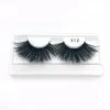 30mm Mink Eyelashes 3D Fluffy Soft False Eyelash Wispy Lashes Big Clear Tray Label Makeup Dramatic Long