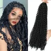 Passion Twist Hair 18 Inch Passion Twist Crochet Hair For Black Women Water Wave Crochet Braiding Hair Extensionsfactory direct