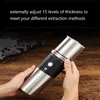 USB Electric Portable Grinder Coffee Bean Mill Rostfria Stål Office Home Mills Tools