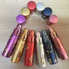 10ml Portable Mini Refillable Perfume Bottles With Scent Pump Metal Aluminum Empty Cosmetic Containers Spray Atomizer Bottle DH9866