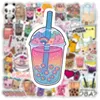 50 cute pearl milk tea graffiti stickers Skin Protectors notebook guitar water cup trolley case waterproof sticker