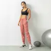 Yoga Pants DrawString Elastic midjejoggare Löst fit andningsbara gymkläder Kvinnor Sportbyxor Kör Fitness Pocket Casual Over3625430