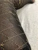 Neue Umstandsunterteile Damenstrümpfe Strumpfhosen Sexy Damen-Strumpfwaren mit bronziertem Buchstabendruck, modische Freizeitstrumpfhose mit schwarzem Golddraht 1767409