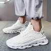 Wholesale 2023 أحذية عالية الجودة للركض الرجال الرياضة Super Light Treple Triple White Blue Outdoor Sneakers Eur 39-44 Wy02-H917