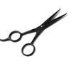 Home Use Hair Scissors Barber Black Mini Size Shaving Shear Beard Trimmer Stainless Steel Eyebrow Mustache Scissor SN5380