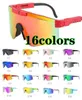 10pcs summer men Shield fashion sunglasses motorcycle spectacles women Dazzle colour Cycling Sports Outdoor wind Sun Glasses big frame 16color