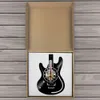 Guitar Vinyl Record Wall Clock Music Vintage LP Wall Clock Home Decor Musical Instruments Gift For Music Lover Guitarist 210325
