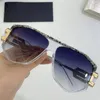 Heren- of dameszonnebril Adumbral MOD163 mode klassiek zwart en transparant slangenleer frame designer originele bril heren topkwaliteit