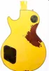 Niestandardowy heavylicrandyroads antyczna gitara elektryczna w białym kremowym kolorze 5672948