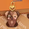 Fashion Animal Ladies Key Wallet Cute Tiger Bear Female Bags Key Chain Classic Brand Letters Car Keychain Designer Women and Men Shouder Bag Totes Pendants Keyrings