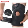 Marca joelho almofadas de apoio manga protetor elástico joelhos almofada brace molas ginásio esportes basquete voleibol corrida