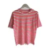 021 Francuski 3d litery Haftowane koszulki Koszulka Para Najwyższej Jakości Paryż Ulica T-shirt High-End Clothing Casual Krótki Rękaw Sweter