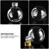 25 pcs Plastic Bottles Empty Leak Proof 150ml Transparent Container Ball Bottle for Home Decor 211130