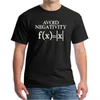 Sommer Oansatz Freizeit Tees Tops Lustige Vermeiden Negativität Männer Lustige Mathematik Absolute Wert T-Shirt Mathematik Funktion Geek T Hemd G1222