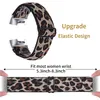 Relógio Bandas Elasticitário elástico elástico Primavera Spring Braided Nylon Watchs compatíveis para Fitbit Charge 2 3 4 Versa 3 Band Sense