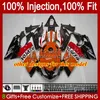Injection Body For Aprilia RS4 RS-125 RSV RS 125 RR 125RR 06-11 34No.45 RSV-125 RSV125 RS125 R 06 07 08 09 10 11 RSV125RR 2006 2007 2008 2009 2010 2011 Fairings glossy silvery