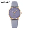 Wristwatches Luxury YOLAKO Brand Leather Quartz Women's Watch Ladies Fashion Women Clock Relogio Feminino Masculino