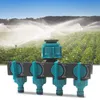 Watering apparatuur 4-weg tuinslang Splitter voor 1/2 3/4 1 inch Tap kraan connector automatische waterleiding linker timer *