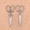 30pcs Antique Silver Bronze Plated sewing scissors Charms Pendant DIY Necklace Bracelet Bangle Findings 61*25mm