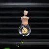 Bouteille de parfum de voiture Pendentif en verre suspendu pour huiles essentielles