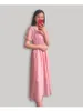 Robe rétro française à manches bulles avec taille fine et ventre couvrant Fairy Dress 210320