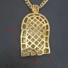 Naszyjniki wisiorek Hip Hop Rapper Bling Out Big Jezus Piece Pendants Gold Kolor 316L Biżuteria ze stali nierdzewnej bez łańcucha3648207