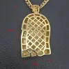 Pendant Necklaces Hip Hop Rapper Bling Iced Out Big Jesus Piece Pendants Gold Color 316L Stainless Steel Jewelry Without Chain6418009