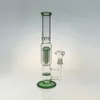 12 inch Glas Bong Ice Pinch Hookahs Klassieke stijl Rechte Tube Oil Dab Rig Honeycomb PERC Recycler 8 Aerm Trees Percolator Water Pijp 18 mm Vrouw