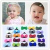 10 ST 2 "Little Bow Solid Ribbon Bogen Baby's Fijne Poetsprijs Haar Mini Latch WISP Clip Pasgeboren Kleine Haar Clip Zuigeling Haarbogen Haarspeld 2539 Q2