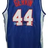 Nikivip George Gervin #44 Virginia Blue Squires 레트로 농구 유니폼 남성 스티치 커스텀 숫자 이름 유니폼
