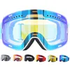 Lunettes de ski magnétiques Sports de neige d'hiver Snowboard Anti-buée Protection Uv motoneige équitation sphérique lunettes de Ski masque 220110