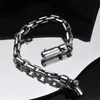 925 Sterling Silver Bracelet Men's Chain Trend Light Luxury High-End Niche Thick Heavy Industry Fashion Jewelry Accessories