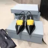 European Classic Luxury Style Women's Slippers, Pointed toe Sandals, matching Leather,high heel Moccasins, Rubber Bottom, More Color
