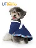 UFBemo – vêtements pour animaux de compagnie, Style chinois ancien, chemise Hanfu pour chat, mode chien, robe d'automne et de printemps pour chaton