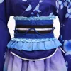 Costume Kimono Yukata giapponese Sonoda Umi Blu Anime Cosplay Robe213a