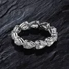 Роскошные наборы обручальных колец из 100% стерлингового серебра 925 пробы с бриллиантами и драгоценными камнями, обручальное кольцо, ювелирные изделия целиком