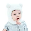 Winter Baby Warm Hats Thicken Windproof Ear Protection Hat Kids Girls Boys Little Bear ears Plush Cute Infant Cap M3645