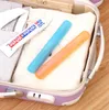 Portable dessin animé modèle Mini plastique brosse à dents boîte étui voyage titulaire hygiène dents santé couleur aléatoire