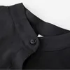 Bureau OL Wear femmes été Style en mousseline de soie Blouses chemises dame filles décontracté à manches longues hauts noirs Blusas DF1845 210609