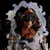 27cm Anime Monkey D. Luffy PVC Action Figur Toy Japanese Collectible Model Doll Gift Q0722