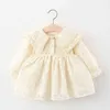 2021 Nouvelle robe de bébé pour filles princesse dentelle robe vêtements nouveau-nés enfant en bas âge fête d'anniversaire tutu robes bébé fille vêtements 0-2y G1129