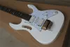 High Quality JEM 7V Steve Vai DiMarzio White 24 Frets Electric Guitar H-S-H Pickups Floyd Rose Tremolo