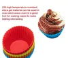 Commercio all'ingrosso 7 cm tazza di torta in silicone a forma rotonda per muffin cupcake stampi da forno cucina di casa forniture per cucinare strumenti per decorare torte