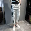 Wholesale 2020 Fashiion Drawstring boys Spirit guy pants men's slim Korean thin summer harem feet student beam sports pants X0615