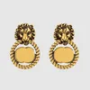 Guld Damörhängen Designerörhängen För Dam Hoops G Earing Tiger Hänge Smycken Love Luxury Studs Des Boucles Oreilles Hoop 0113