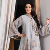 Etnische Kleding Eid Abaya Dubai Turkije Pailletten Mesh Moslim Avondjurken Caftan Abaya Voor Vrouwen Marokkaanse Kaftan Islam Djellaba Femme