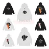 Hoodies big v mens womens mode streetwear pullover sweatshirts lösa älskare toppar kläder vlones # s-xl